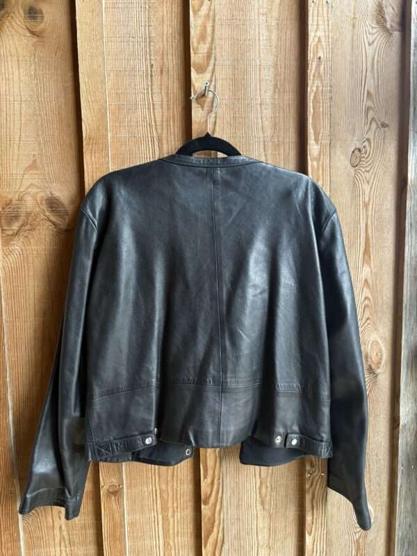 Cardigan cuir Agnès B – Image 5
