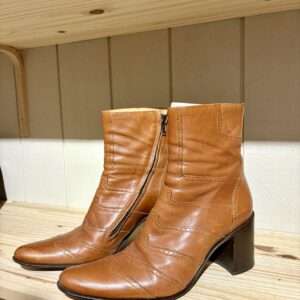 Boots cuir marron Freelance