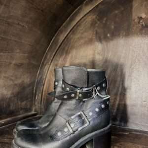 Boots cuir clouté Freelance