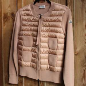 Cardigan zippé matelassé Moncler